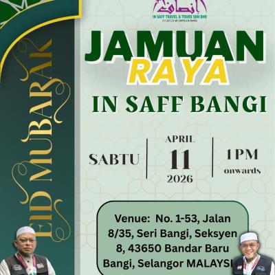 Jamuan Raya In Saff Bangi 2026